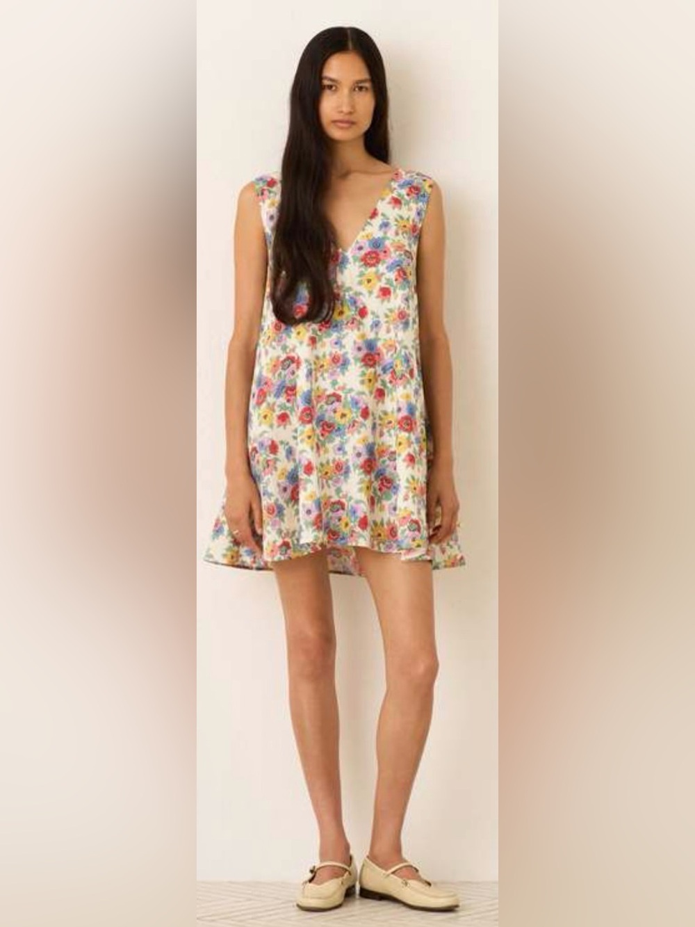 NWT ALIX OF BOHEMIA Soleil Wildflower Linen Dress Size XS
